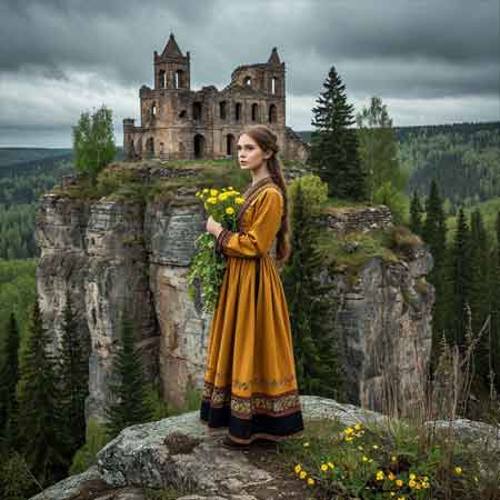 Собрала в горах чистотел