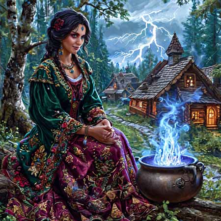 Девушка варит рис на костре от дизентерии