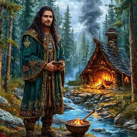 Народный целитель варит зелье от колита