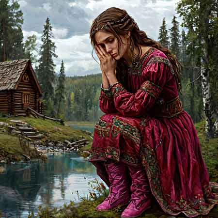 Девушка думает как избавиться от метеоризма