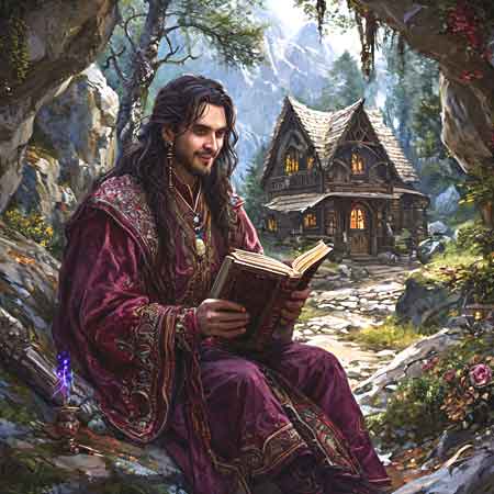 Народный лекарь ищет в книге рецепты ло метеоризма