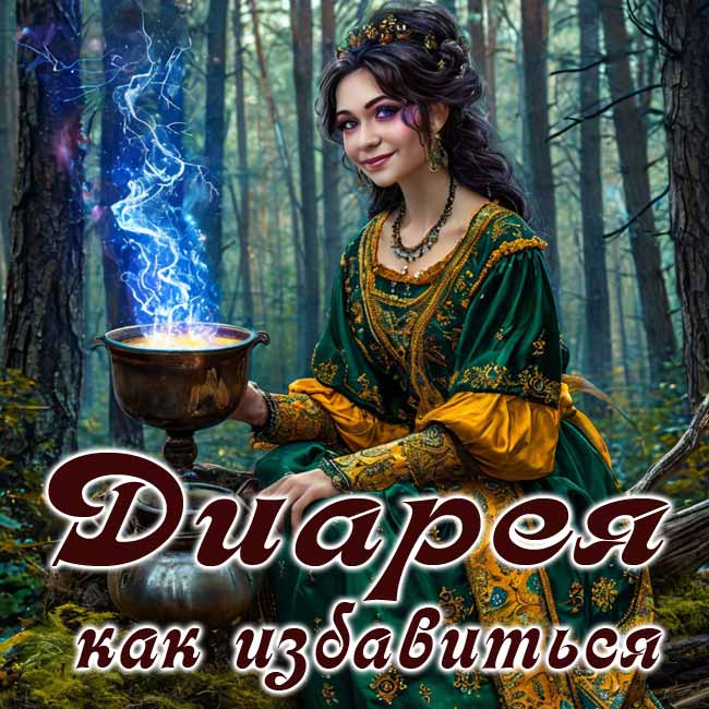 Народная целительница варит зелье от поноса