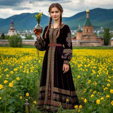 Держит в руке чистотел