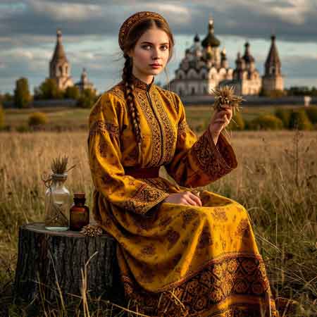 Мордовник от инсульта держит в руке