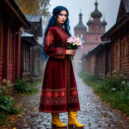 В руках хризантемы от тромбов