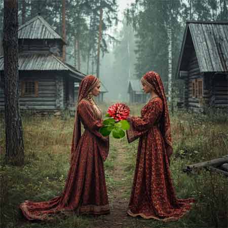 Цветок клевера держат в руках