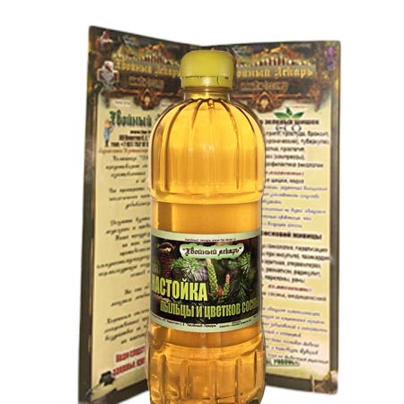 Настойка цветков и пыльцы сосны с буклетом