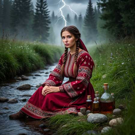 Собрала лекарственную траву от зуда