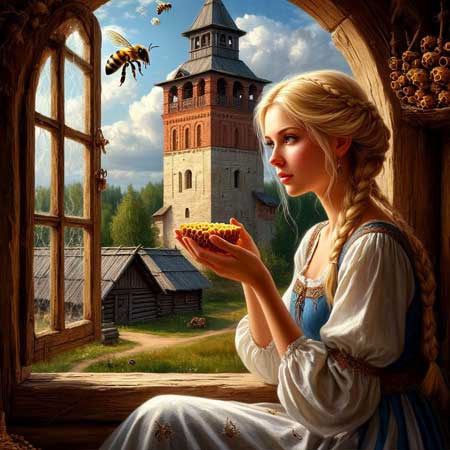 Пчела принесла прополис для лечения мозолей