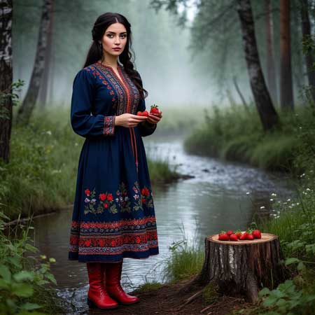 Женщина готовится укреплять волосы народной медициной